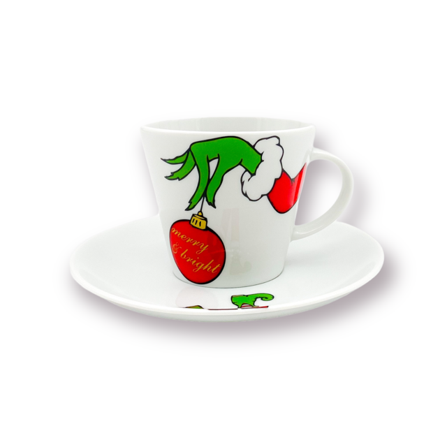 Φλιτζάνι Cappuccino Christmas Grinch / set of 2(4 τεμ)